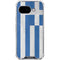 Greece Flag Distressed Google Pixel 9a Clear Case